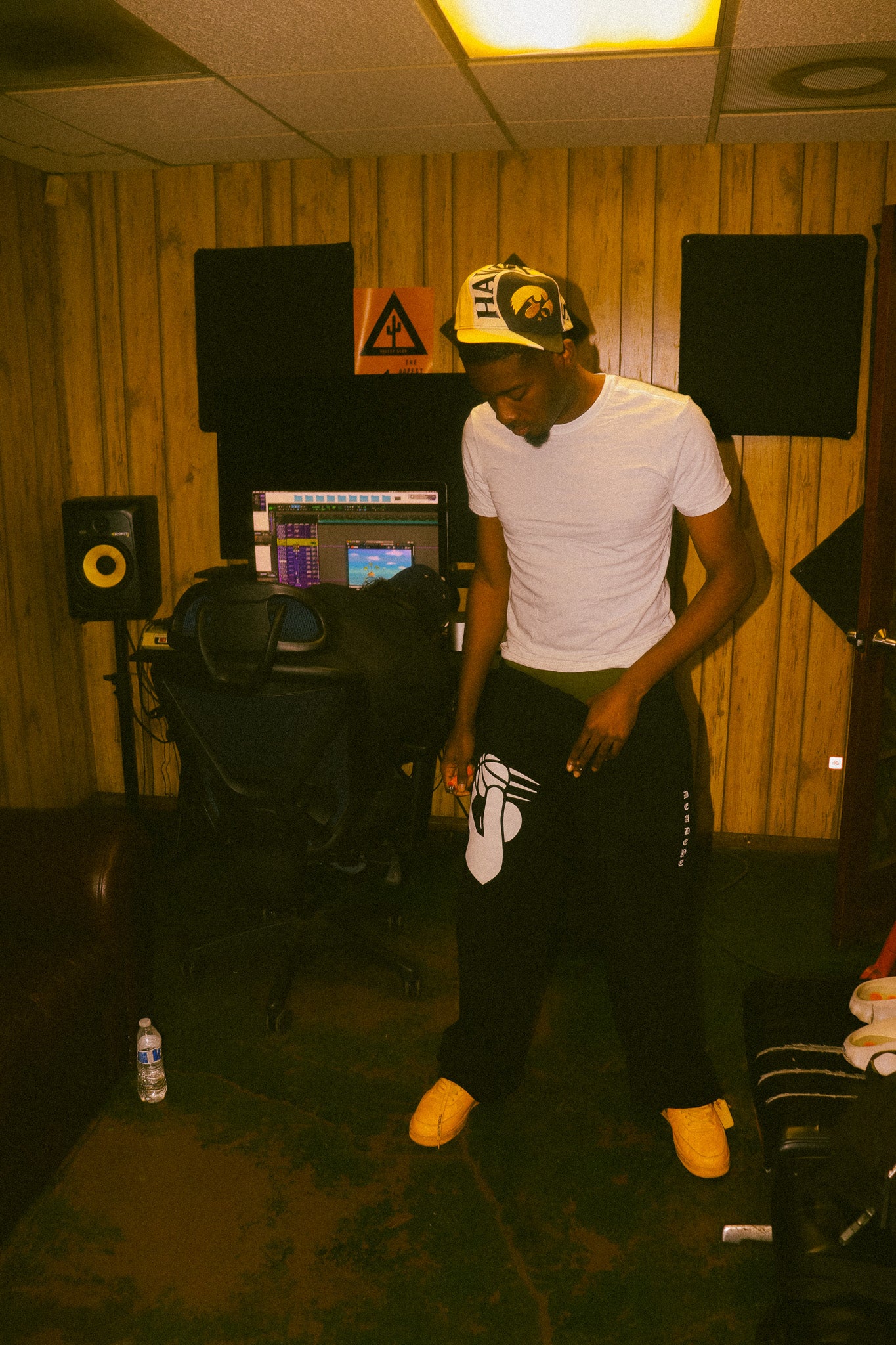 SG BLACK "JUMPER" SWEATPANTS