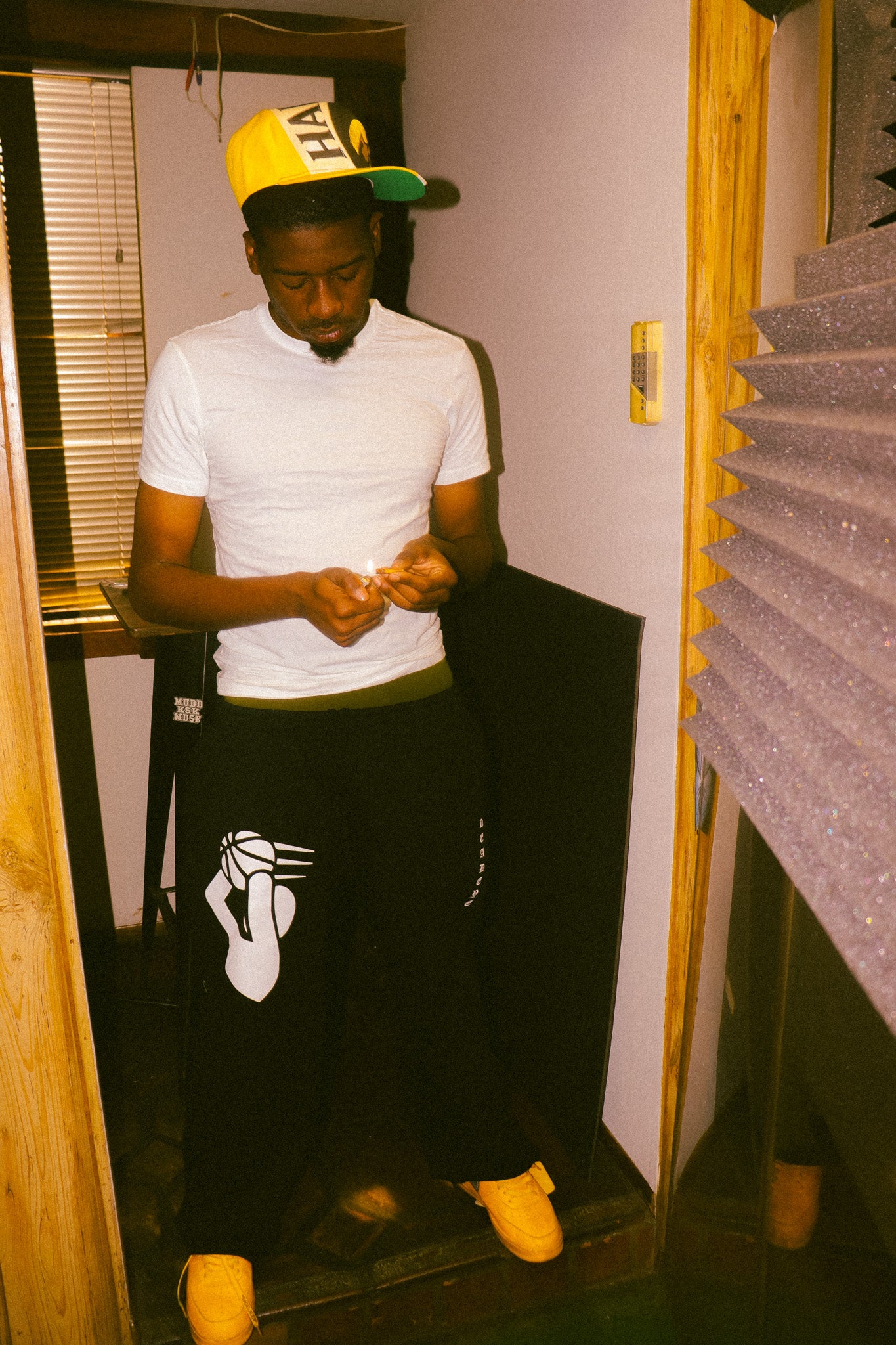 SG BLACK "JUMPER" SWEATPANTS