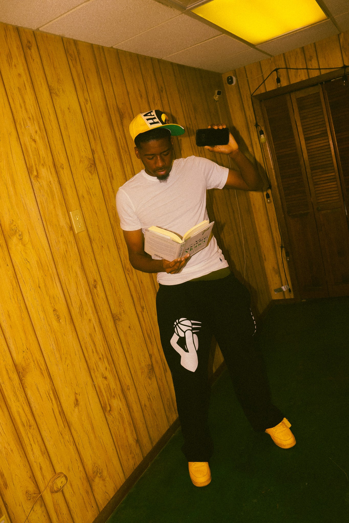 SG BLACK "JUMPER" SWEATPANTS