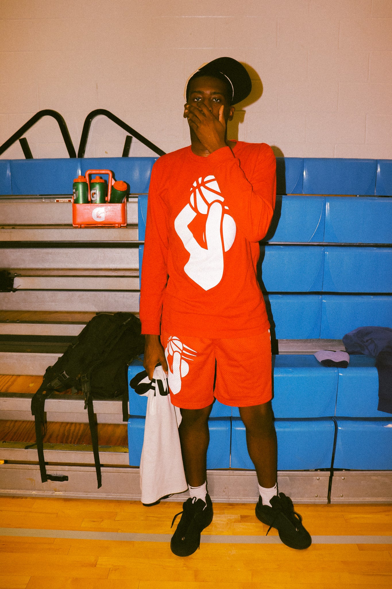 SG RED "JUMPER" PREMIUM MESH SHORTS