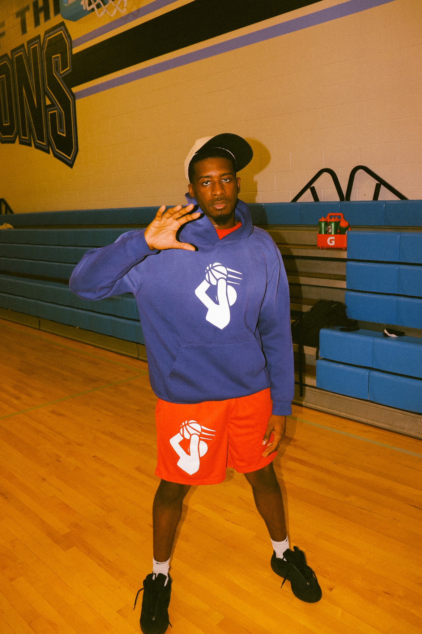 SG RED "JUMPER" PREMIUM MESH SHORTS